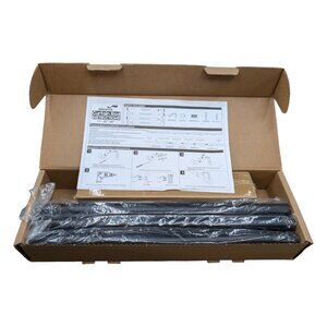 Black Curtain Rod 28-88 In 1" Diameter OPEN BOX BRIOFOX